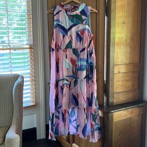 Oliphant Ruffled Tiered Midi Dress